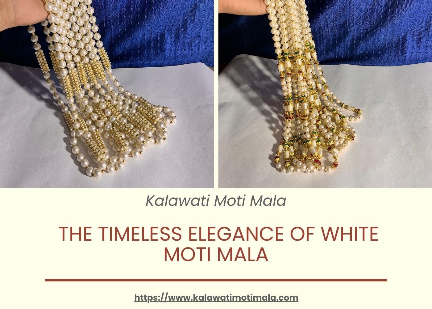 Kalawati Moti Mala: The Timeless Elegance of White Moti Mala
